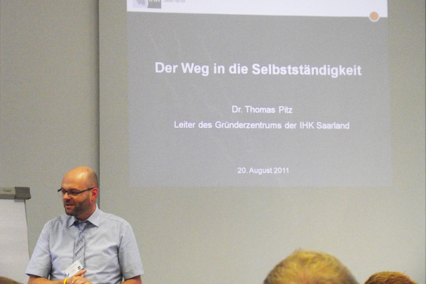 Dr. Thomas Pitz, Leiter Existenzgründerzentrum IHK Saarland